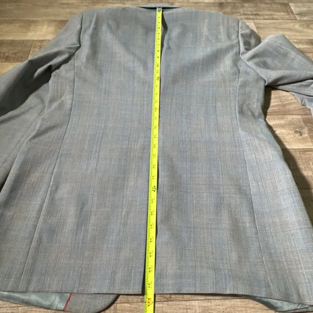 VTG 1962 Botany 500 Sport Coat Blazer Made in USA 42S 3 Button Multi Plaid
